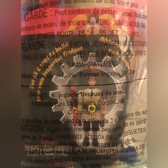 Vintage 1999 McDonald’s Disney’s Inspector gadget Happy Meal Toy - Picture 5 of 7